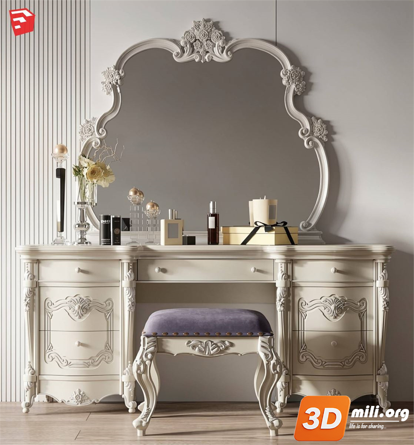 Dressing Table Skp Files 